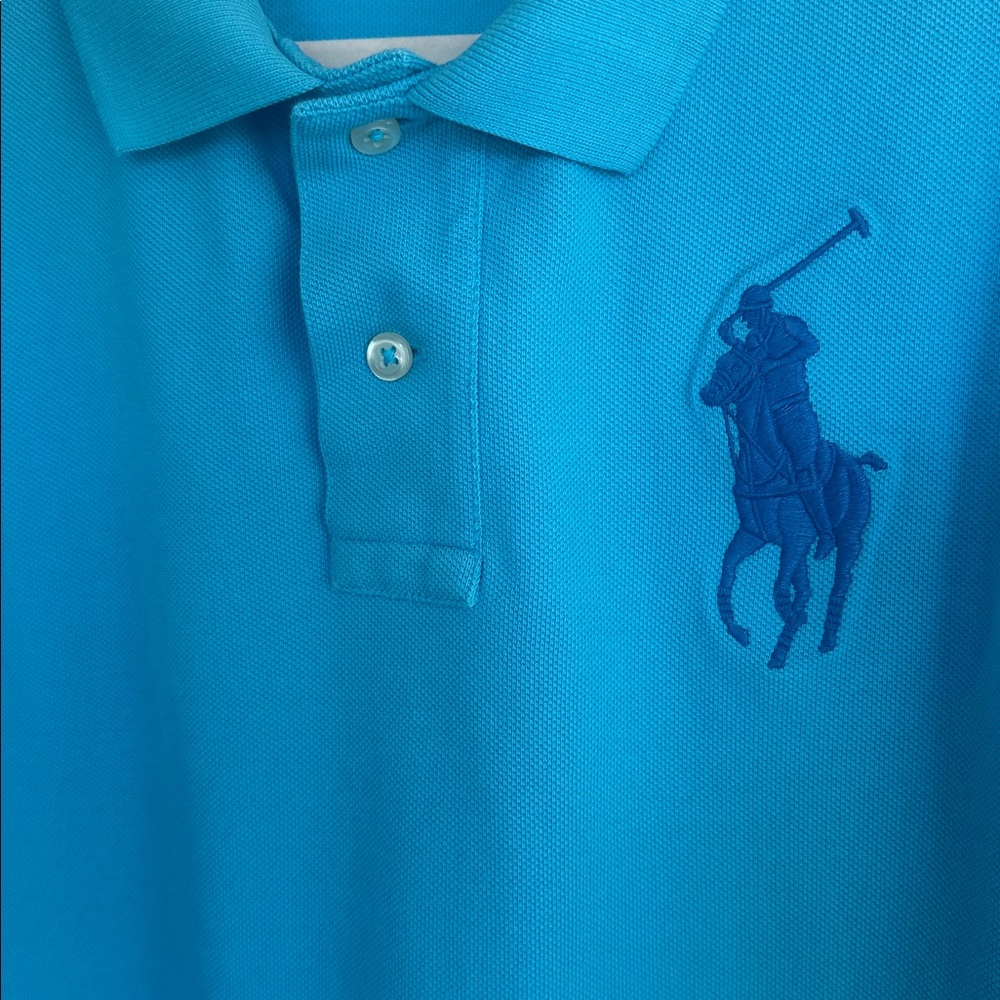 Polo Ralph Lauren Boys Big Pony Cotton Mesh Polo Shirt Medium (10-12) - Picture 5 of 10